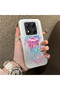 Xiaomi Redmi Note 14 Pro 4g Compatible Silicone Edge Hard Back Anti-Fall Case Sponge Fish Pattern - 5