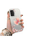 Samsung Galaxy S21 Fe 5g Compatible Silicone Edge Hard Back Anti-Fall Butterfly Pattern Case