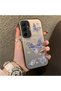 Samsung Galaxy A55 Compatible Silicone Edge Hard Back Anti-Fall Butterfly Pattern Case - 4