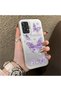 Samsung Galaxy A52/A52S Compatible Silicone Edge Hard Back Anti-Fall Butterfly Pattern Case - 4