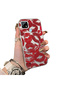 Realme C21 Compatible Silicone Edge Hard Back Anti-Fall Lip Patterned Case