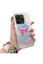 Xiaomi Redmi Note 14 Compatible Silicone Edge Hard Back Anti-Fall Case Sponge Fish Pattern