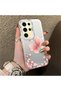 Samsung Galaxy S24 Ultra Compatible Silicone Edge Hard Back Anti-Fall Butterfly Pattern Case - 4