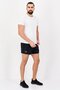 Men Fitted 5 Inseam Running Shorts, Black - 4