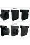 Floor Grating End Cap Set Black, Polypropylene Drainage Channel Outlet Caps