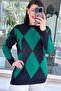 Baklava Pattern Knitwear Tunic 6K208