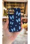 iPhone 11 Pro Max Compatible Blue Butterfly Patterned Silicone Shock-Absorbing Classic Protective Rubber Case - 2