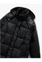 Zippered Detachable Hooded Long Sleeve Oversized Long Inflatable Coat - 6