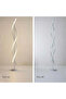 Creative Spiral LED DNA Floor Lamp Silver - 7