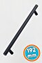Furniture Kitchen Drawer Cupboard Cabinet Handle Knob Handles Matte Black Metal Handle 192 mm 19.2 cm