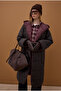 Double-Sided Inflatable Coat Burgundy-Acid Brown - 3