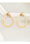 Women Hollow Teardrop Earrings - 3