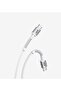 K598 Safe 60W Pd Braided Metal Head Type-C to Type-C Cable 1m White - 2