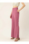Women Pink Relaxed Loose Fit Trousers - 3