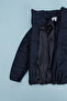Elastic Waist Crop Girl's Puffer Jacket - 2