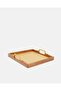 Natural Wood Square Serving Tray (Medium) - 3