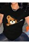 Crew Neck Oversized Fit Penya T-Shirt