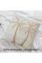 2D Flat Contemporary Pillow Cover Palm Tree Pattern (Insert Not Included) Set of 01 Pcs - 2