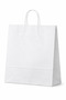 Twist Handle Kraft Bag White Paper Bag Boutique Store Gift Dessert Bag 40X16X48 cm 25Li - 4