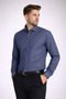 Slim Fit Long Sleeve Gabardine Washed Denim Collar Buttoned Bottom Men's Shirt
