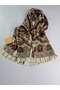 Luxury Shawl Silk Hijab 4 Seasons Double Sided Paisley Ethnic Pattern 70 X 180 cm - 3