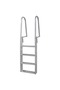 4-Step Dock/Pool Ladder Aluminium 167 cm