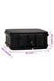 Safe Box Black 38x32.5x16.5 cm - 3