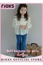 Girls Casual Elastic Waist Denim Pants, Fashionable Bell Bottom Pants, Comfortable Cotton Flared Jea - 2