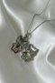 Hello Kitty Dress Sparkling Flip Cover Memory Necklace Can Hold Photos - 4