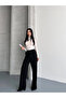 Modal Fabric Waist Detail Pants Black - 5
