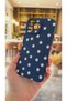iPhone 13 Pro Max Compatible Mini Daisy Patterned Silicone Shock-Absorbing Classic Protective Rubber Case - 4