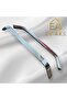 Aluminum Metal Decorative Chrome Plated 14mm Width Cabinet Drawer Kitchen Bathroom Home Office Handles - 4