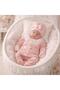 100% Cotton 5-Piece Newborn Baby Girl Hospital Discharge Bodysuit Set with Ruffled Bow 0-3 Months - 6