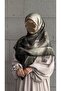 Cotton Soft Luna Pattern Scarf-Olive Green - 5