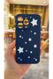 iPhone 13 Pro Max Compatible Mini Star Patterned Silicone Shock-Absorbing Classic Protective Rubber Case - 2