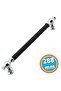 Furniture Drawer Kitchen Door Handle Cupboard Cabinet Handles Handle 28.8 cm Chrome Black Metal 288 mm - 6