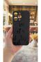 حافظة مطاطية كلاسيكية متوافقة مع هاتف iPhone 13 Pro Max، مصنوعة من السيليكون الممتص للصدمات، بنمط الفراشة السوداء - 2