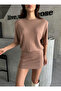 Camel Premium Padded T-shirt Dress