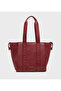 Textured Zippered Tote Bag - 3