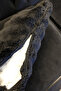 Plush Puffy Decorative Rectangular Pillow Cushion Cover Fluffy Bubble Black 1 Piece 30X50 cm - 4