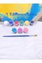 Cute Heroes in Space Stone Painting Set - School and Home Activity...12 Color Paint, 2 Brushes - 4