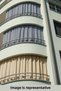 Luxury 1st Class Elegance Beige Solid Color Balcony Curtain with Top Cornice, Side and Bottom Ties
