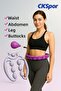 Hula Hoop and 9-Wheel Massager Super Slimming Set Waist Leg Hip Slimming