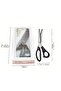 1st Class Steel Silicone Handle Overcast Zigzag Cutting Scissors (230mm) - 4