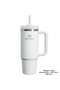 Quencher H2O Flowstate ™   Tumbler Thermos with Straw 0.8L Flask with Straw White - 4