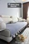 Home Sofa Cover Tasseled Loveseat Cover 200 X 95 - 2