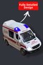 Metal Toy Ambulance – Lights, Sound, Door Opens, Pull and Release - 4