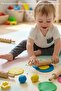 Wooden Roller Set 5-Piece Pasta Play Dough Sculpting Baby Kids Nursery Kindergarten Activity Decoration - 7