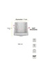 Mose Transparent 2-Piece 360 Degree Rotating Whiskey Soft Drink Glass Japanese Style 160ml - 5