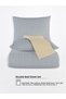 Mira 100% Cotton Ranforce Yezra Navy Blue Yarn-Dyed Duvet Cover Set Double Size - 200X220 cm - 5